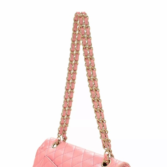 Chanel Bag in Iridescent Pink Leather w/Jewels - Picture 10 of 12